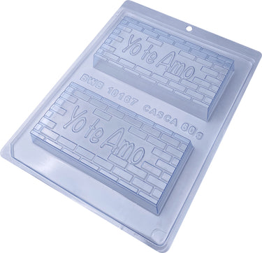 Forma De Chocolate - Forma De Chocolate Especial 3 Partes - Tablete Yo Te Amo - BWB10167